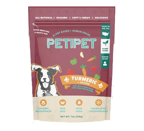 7oz Petipet Tumeric Treats- Inflammation and Allergy Relief - Items on Sales Now